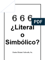 666 Literal o Simbolico