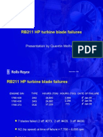 HP T Blade Failures