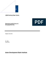 Rethinking Capital Flows For Emerging East Asia