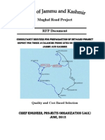 Mughal Road Project: Quality and Cost Based Selection