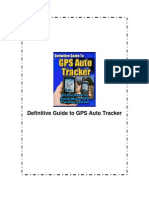 Guide To Gps Auto Tracker