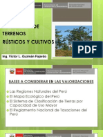 Valuación de Terrenos Rústicos y Cultivo