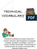 General Vocabulary