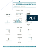 Rectangular Duct: Seams & Connectors