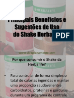 Benefícios Shake Herbalife