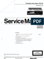 Philips Cd104 Service Manual