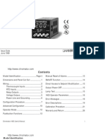 Temperature Controller: User'S Manual