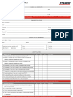 Formulario CHECK LIST Entrega Tecnica