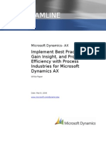 Process Industries For Microsoft Dynamics AX White Paper