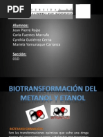 Biotransformacion de Etanol, Metanol..