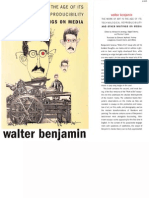 Walter Benjamin - The Work of Art in The Age of Its Technological Reproducibility & Other Writings On Media