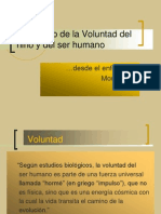 Desarrollo de La Voluntad