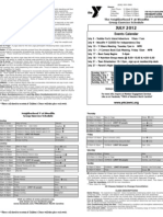 JULY 2012: Events Calendar