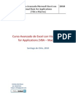 Curso Avanzado Excel Vba Macros