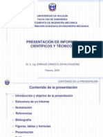 Presentacion Informes Cientificos Tecnicos