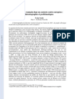 Sandu Traian, Le Fascisme Roumain Dans Un Contexte Centre Europeen-Historiographie Et Problématiques