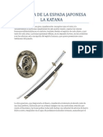 Historia de La Espada Japonesa La Katana