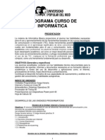 Programa Curso de Informatica