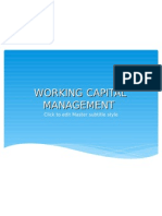 Working Capital Management M.com 3