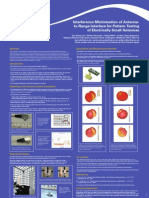 Interference Minimisation of Antenna-To-Range Interface For Pattern Testing of Electrically Small Antennas