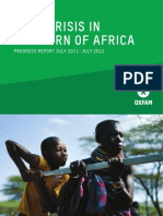 Food Crisis in The Horn of Africa: Progress Report, July 2011 - July 2012