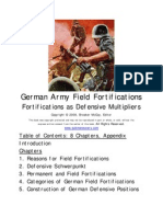 German Army Field Fortifications ToC