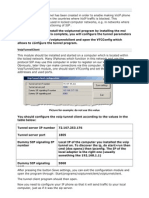 VoIP Tunnel Userguide