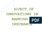 Project of Innovations in Banking & Insurance