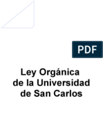 Ley Orgánica de La USAC