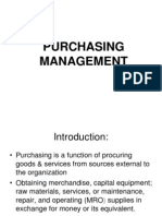 Purchasing Management