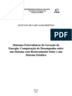 Sistemas Fotovoltaicos de Geração de Energia - Comparação de Desempenho Entre Um Sistema Com Rastreamento Solar e Um Sistema Estático