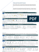 Microsoft Word 2010 Tutorial