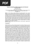 Numerical Simulation of Inflow Performance For Perforated Horizontal Wells