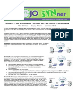 Using 802.1x Port Authentication To Control Who Can Connect To Your Network