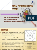 Interaction of Radiation With Matter - Anupam