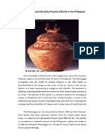 Manunggul Jar and The Early Practice of Burial in The Philippines