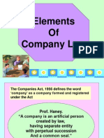 Company Law - New