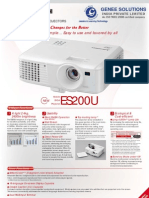 Projectors (Mitsubishi Es200u)