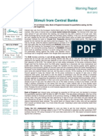 More Stimuli From Central Banks: Morning Report