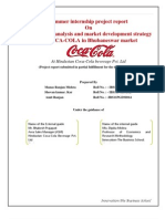 Coca-Cola Competitive Analysis in Bhubaneswar Market