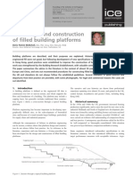 The Design and Construction of Filled Building Platforms (Engineered LL Constructed Over Low or Uneven Terrain)