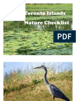 Toronto Islands Nature Checklist