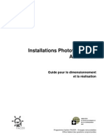 Installations Photovoltaïques Autonomes