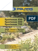 2006 Polaris Sportsman 500 Owners Manual