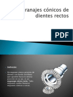 Engranajes Cónicos de Dientes Rectos (