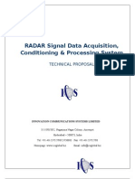 RADAR Signal Data Acquisition, Conditioning & Processing System