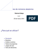 Numeros Pseudoaleatorios