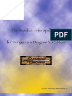 The Tequila Sunrise Spell Book For Dungeons & Dragons 3rd Edition