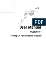 WL852RT4-T User Manual v.1.1