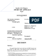 CA GR CV 88898 - The Manila Banking Corporation Vs Environment Integrated Services Corporation, Ricardo Silverio Sr. Et Al